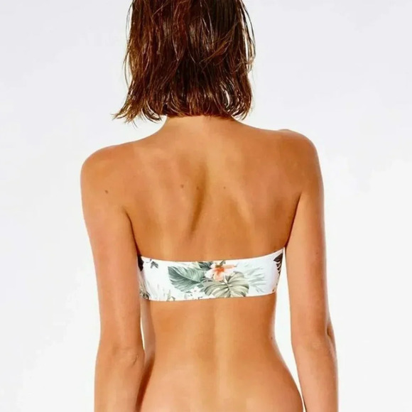 Rip Curl On The Coast Bandeau Bikini Top & Reversible Cheeky Bottoms - Picture 7 of 14